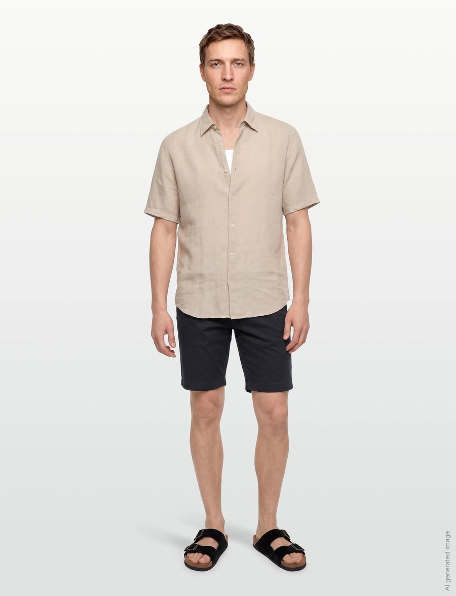 Bruun & Stengade - BS Loris Regular Fit Shorts - chinos shorts - navy - 0