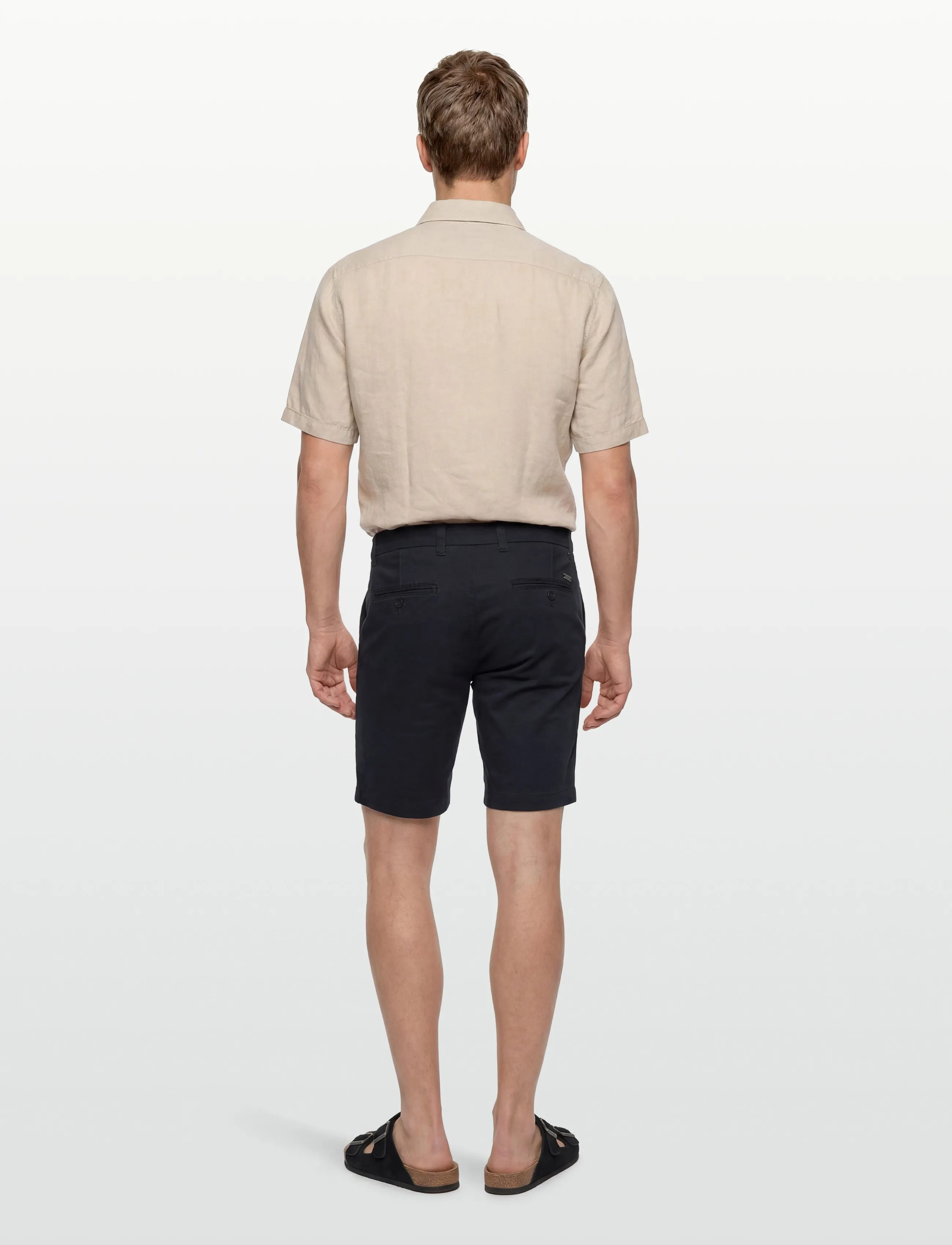 Bruun & Stengade - BS Loris Regular Fit Shorts - chinos shorts - navy - 4