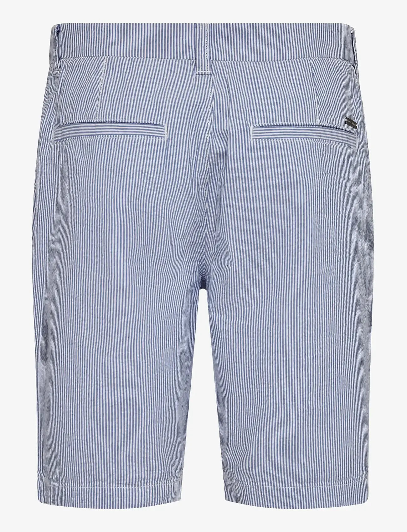Bruun & Stengade - BS Elio Regular Fit Shorts - casual shorts - blue/white - 2