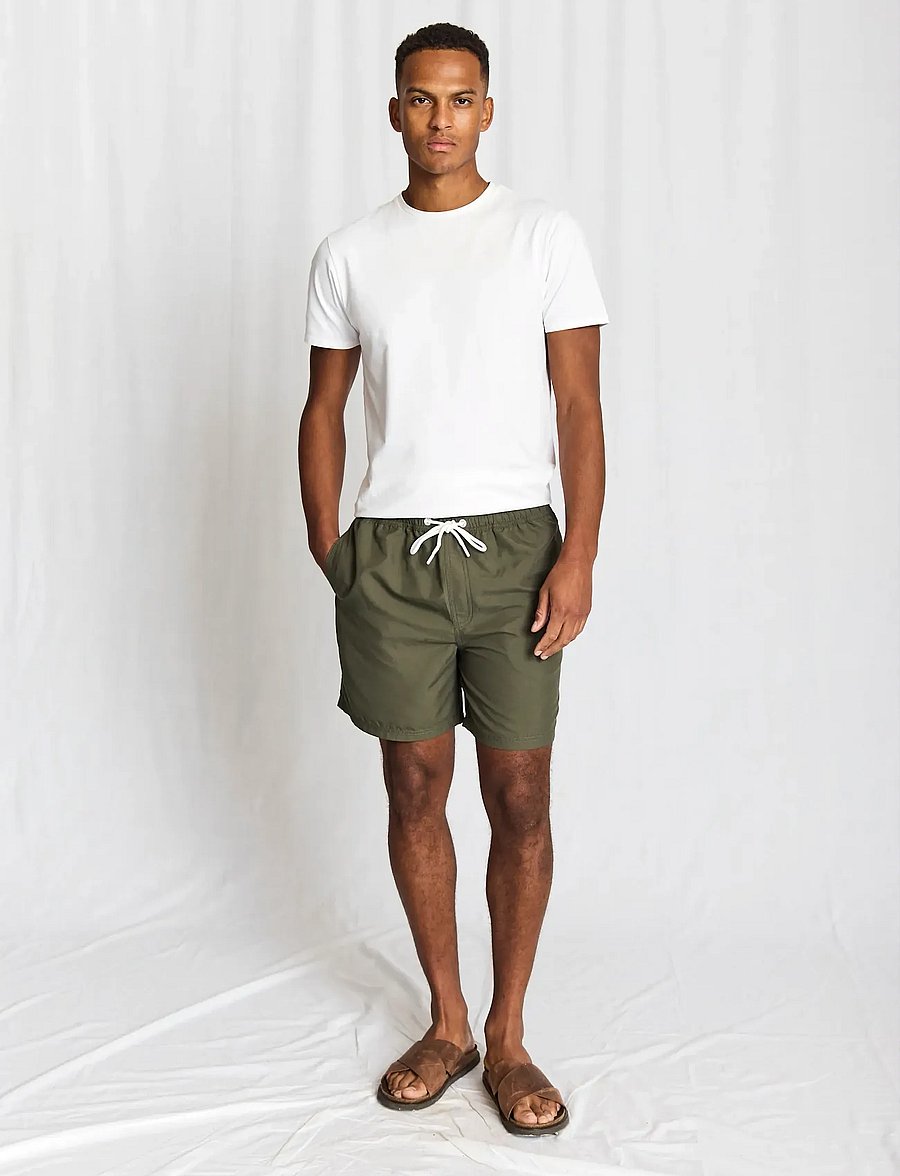 Bruun & Stengade - BS Havana Regular Fit Swim - badshorts - army - 0