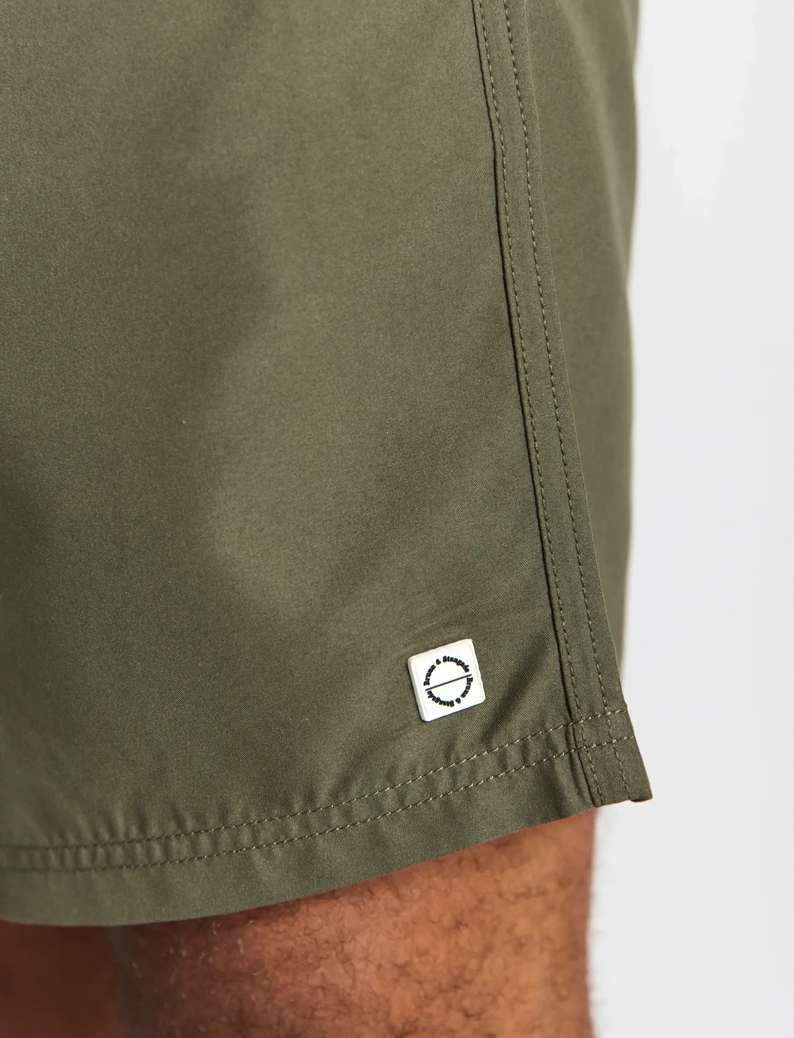 Bruun & Stengade - BS Havana Regular Fit Swim - swim shorts - army - 5