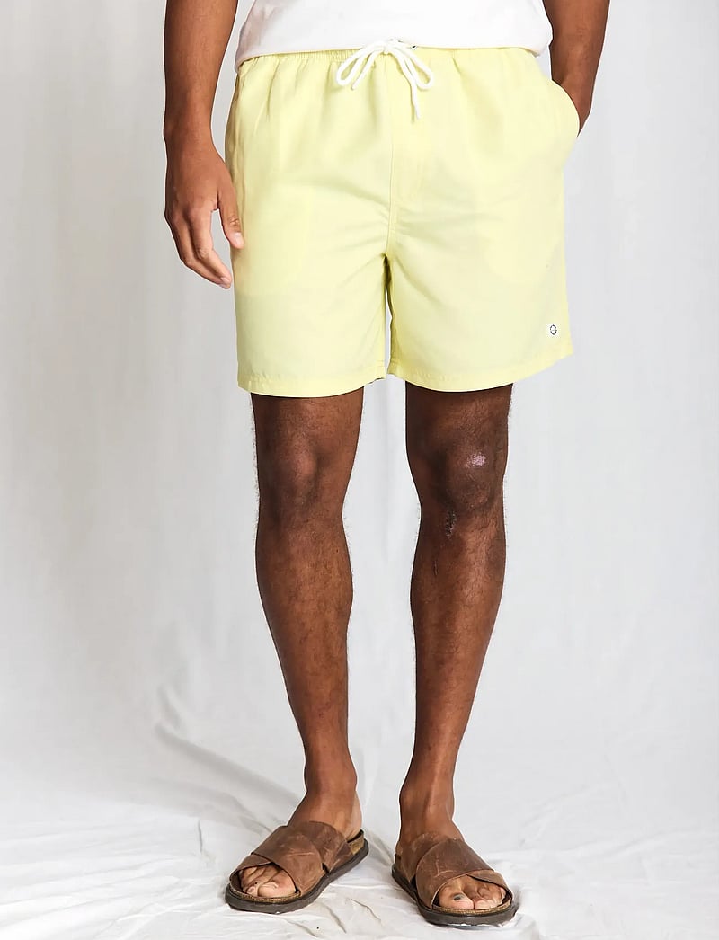 Bruun & Stengade - BS Havana Regular Fit Swim - badeshorts - lemonade - 3