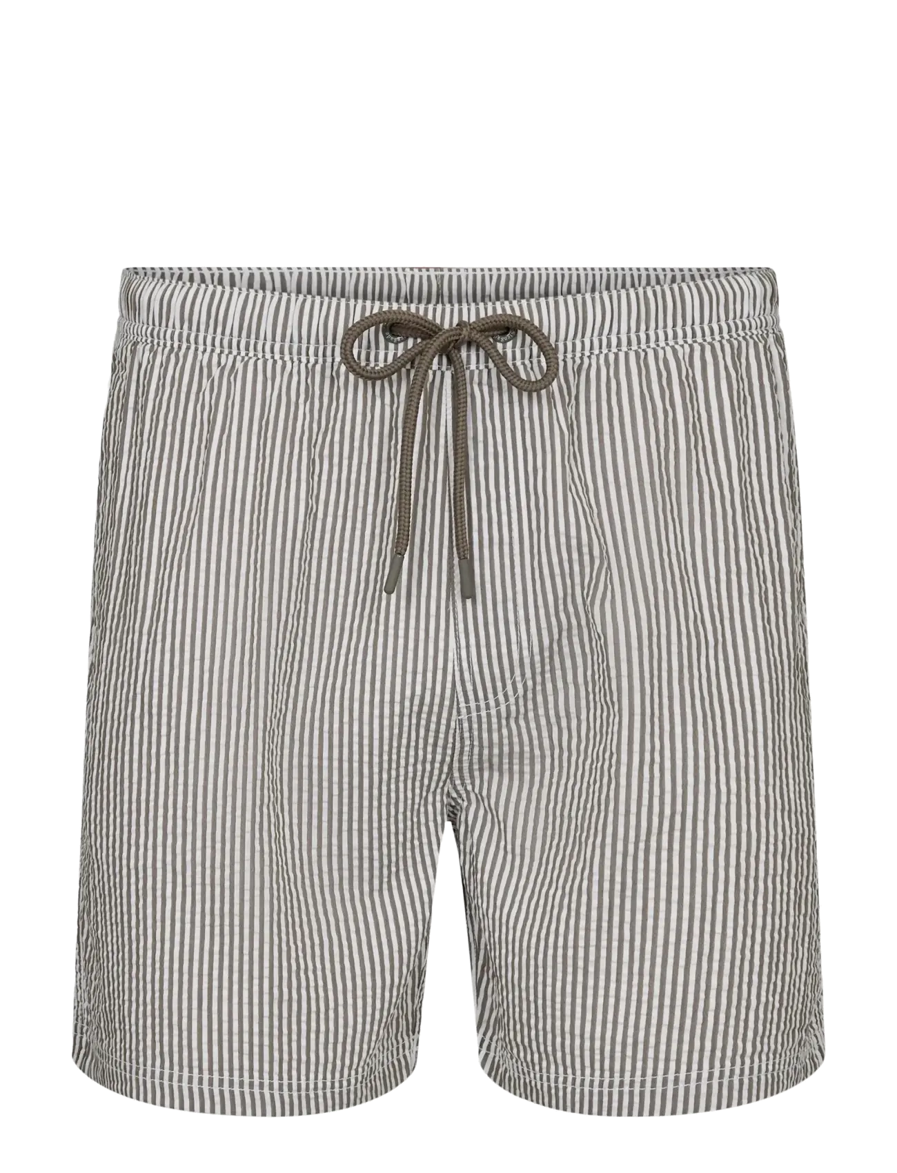 Bruun & Stengade BS Bahia Regular Fit Swim - Tøj - ARMY/WHITE / khaki/green