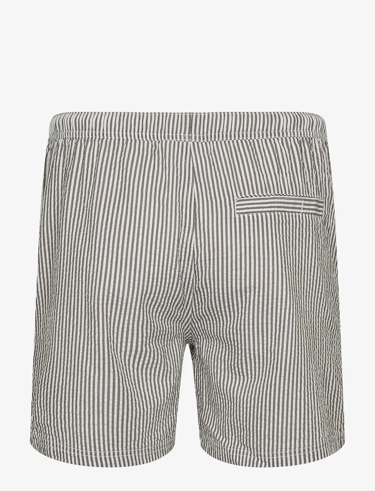 Bruun & Stengade - BS Bahia Regular Fit Swim - swim shorts - army/white - 2