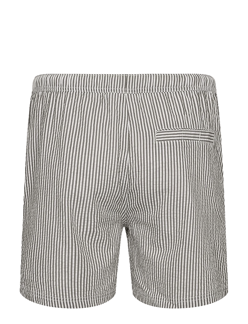 Bruun & Stengade - BS Bahia Regular Fit Swim - badehose - army/white - 2