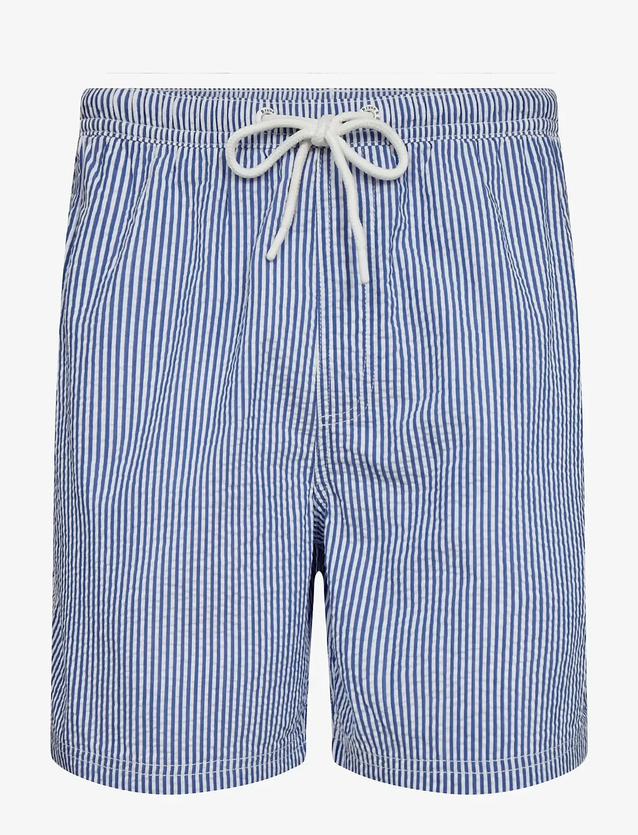 Bruun & Stengade - BS Bahia Regular Fit Swim - badeshorts - blue/white - 1