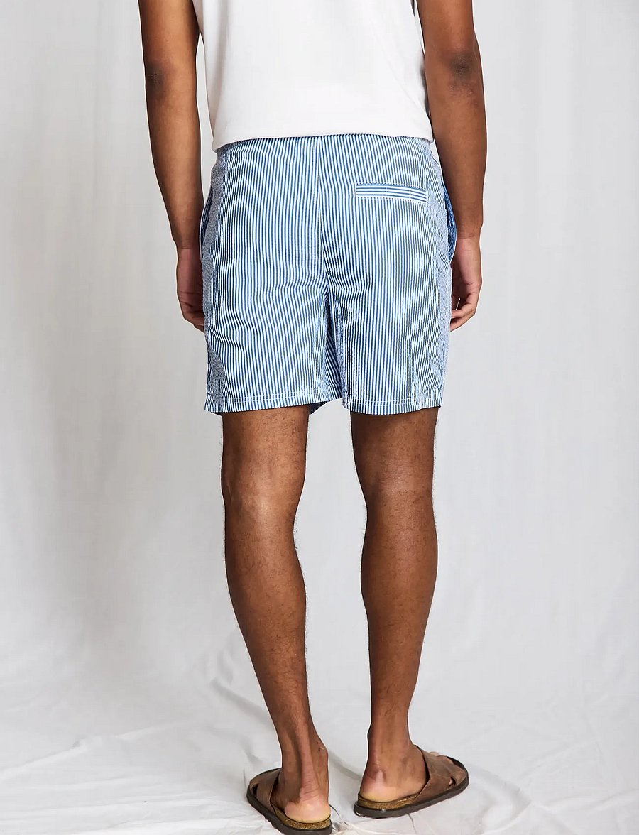 Bruun & Stengade - BS Bahia Regular Fit Swim - badehose - blue/white - 3