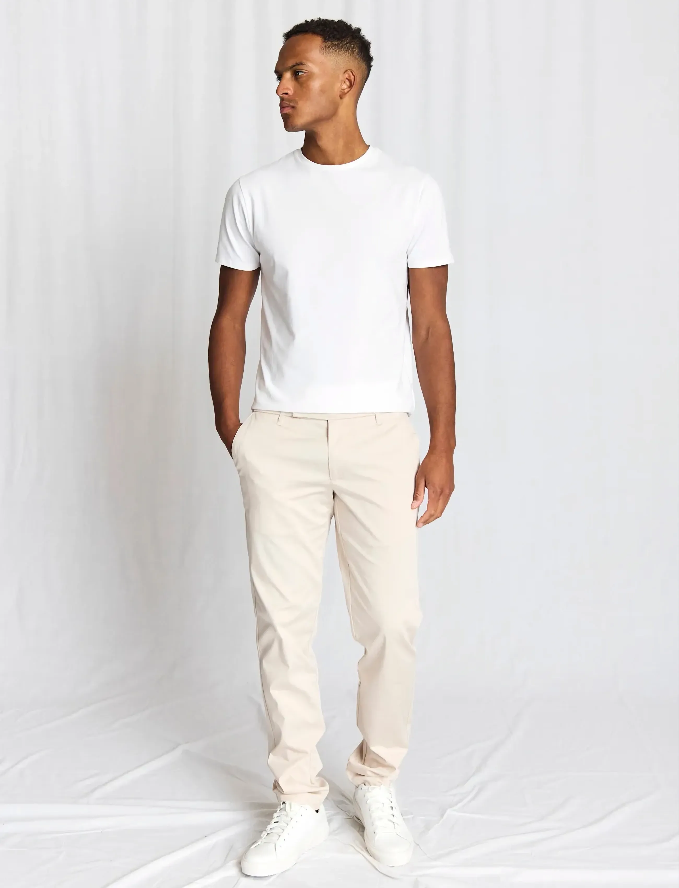 Bruun & Stengade BS Salvatore Regular Fit Chinos - Bukser - KIT / beige