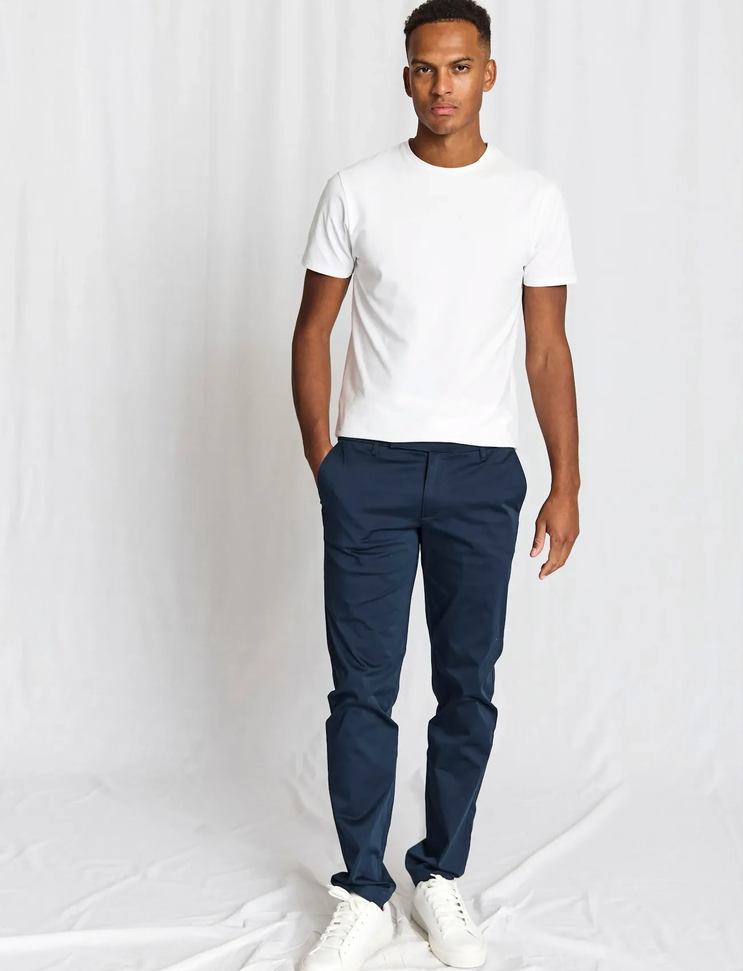 Bruun & Stengade BS Salvatore Regular Fit Chinos - Bukser - NAVY / navy