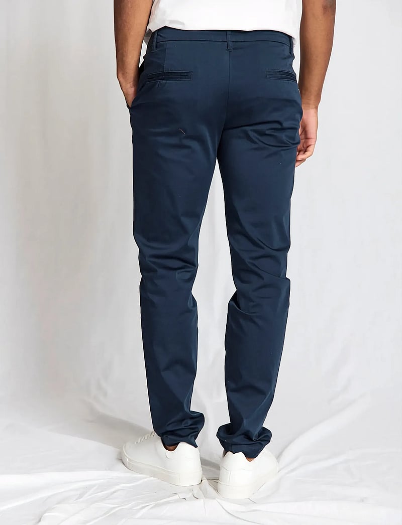 Bruun & Stengade - BS Salvatore Regular Fit Chinos - chinos - navy - 4