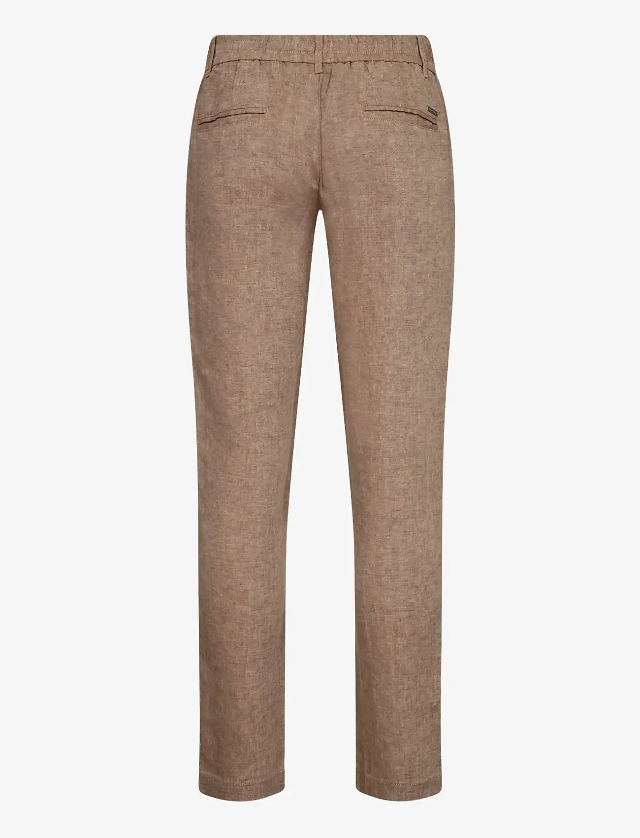 Bruun & Stengade - BS Ginos Regular Fit Chinos - linased püksid - brown - 2
