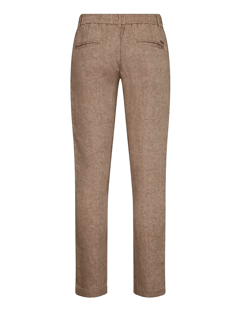 Bruun & Stengade - BS Ginos Regular Fit Chinos - linased püksid - brown - 2