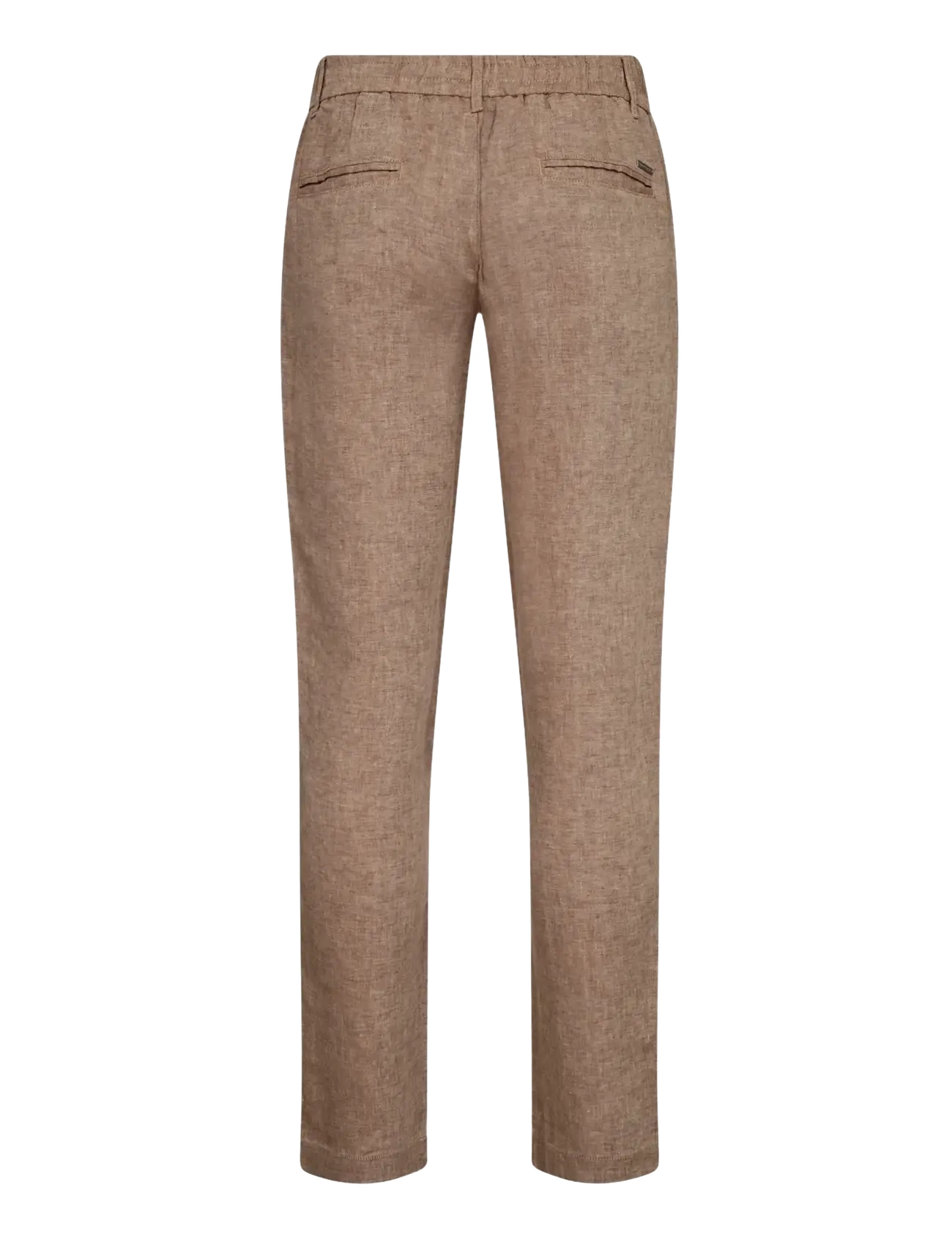 Bruun & Stengade - BS Ginos Regular Fit Chinos - linen trousers - brown - 2