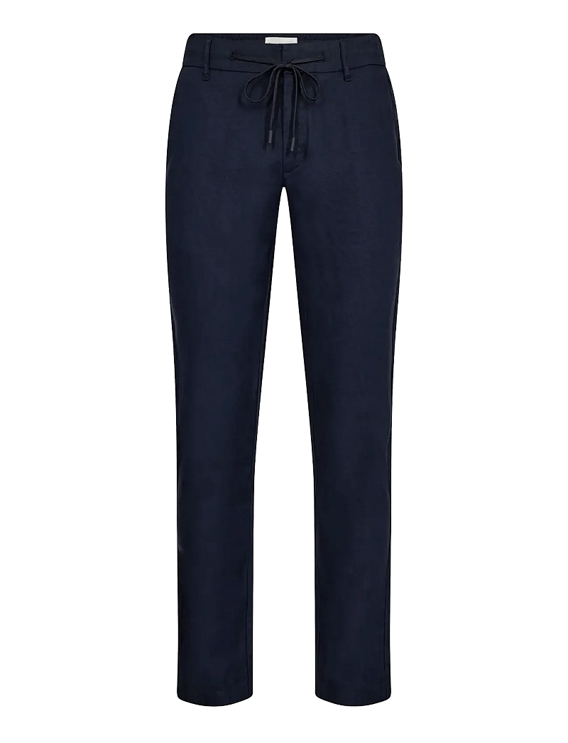 Bruun & Stengade - BS Ginos Regular Fit Chinos - leinenhosen - navy - 1