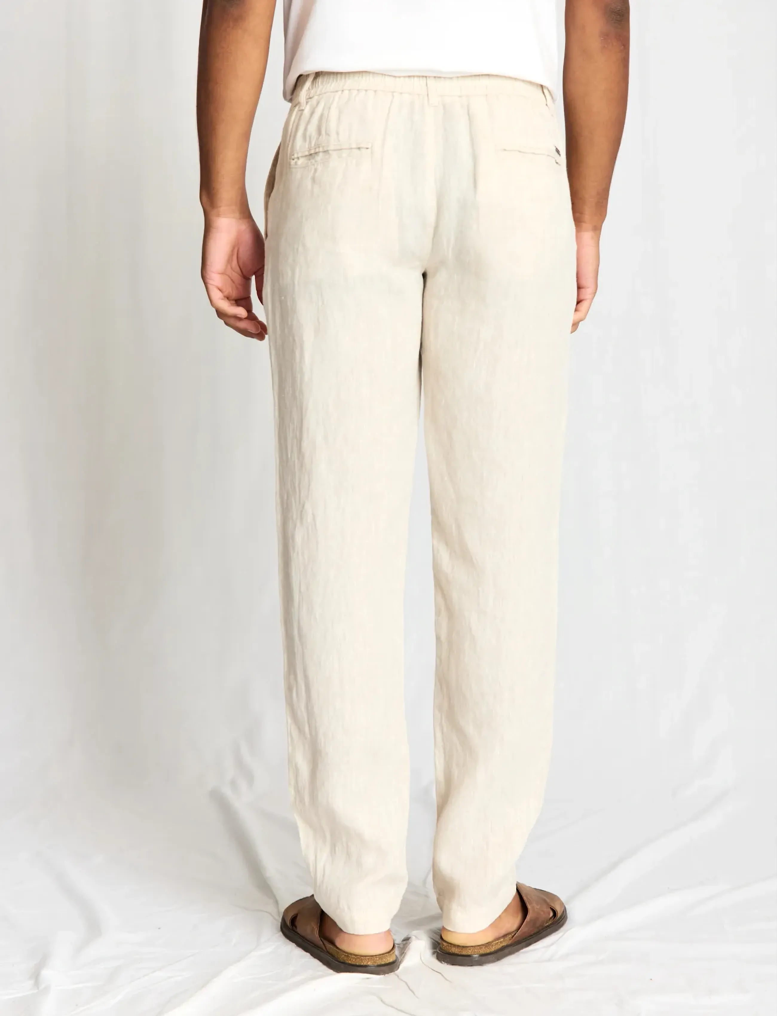 Bruun & Stengade - BS Ginos Regular Fit Chinos - linnebyxor - sand - 4