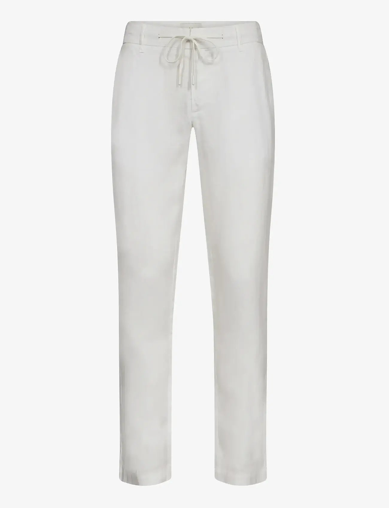 Bruun & Stengade - BS Ginos Regular Fit Chinos - linased püksid - white - 1