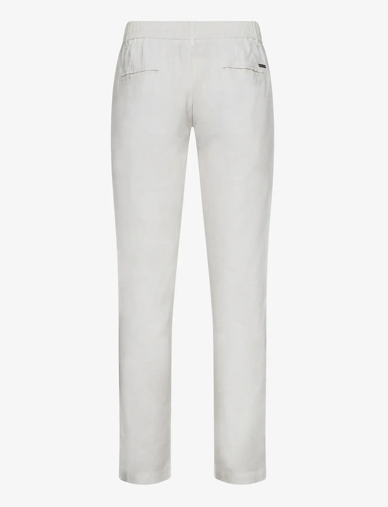 Bruun & Stengade - BS Ginos Regular Fit Chinos - linased püksid - white - 2