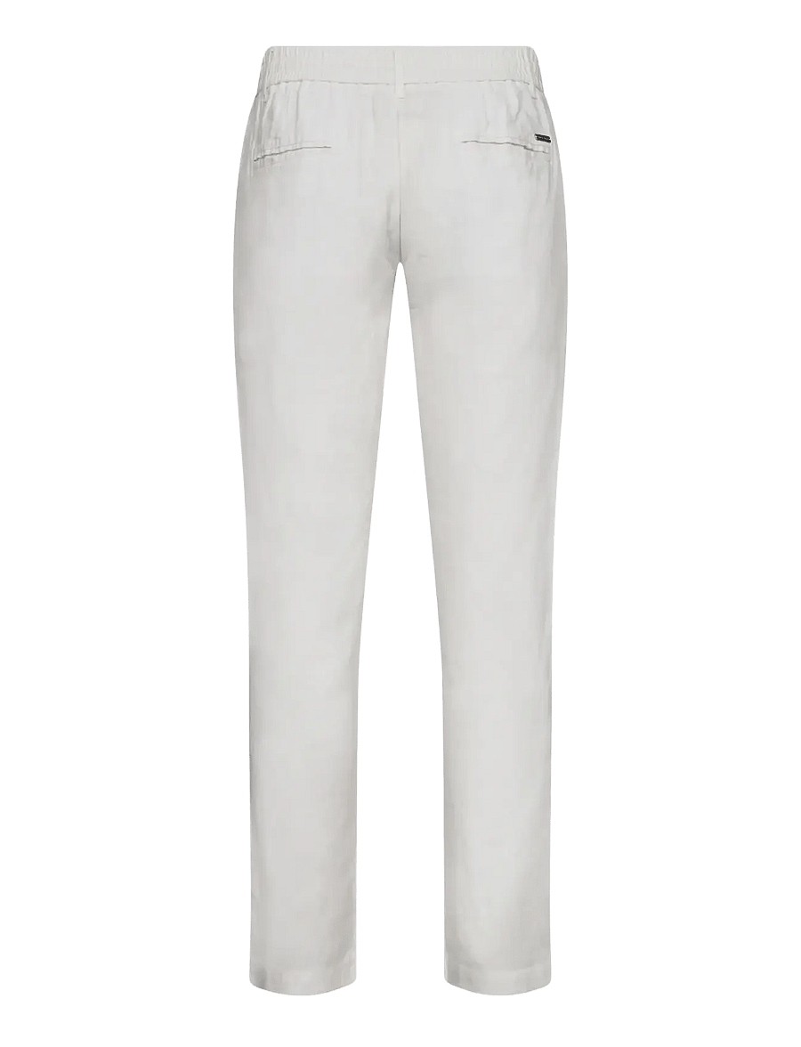 Bruun & Stengade - BS Ginos Regular Fit Chinos - linnebyxor - white - 2