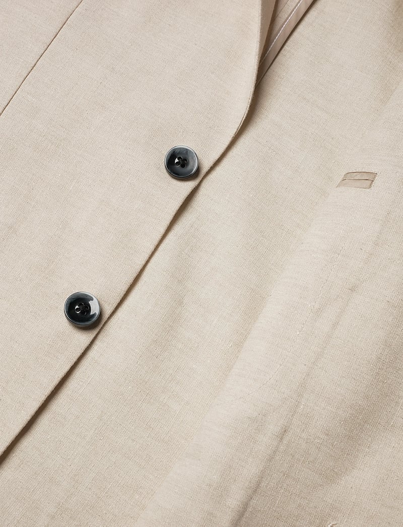 Bruun & Stengade - BS Sasso Classic Fit Blazer - single breasted blazers - beige - 5