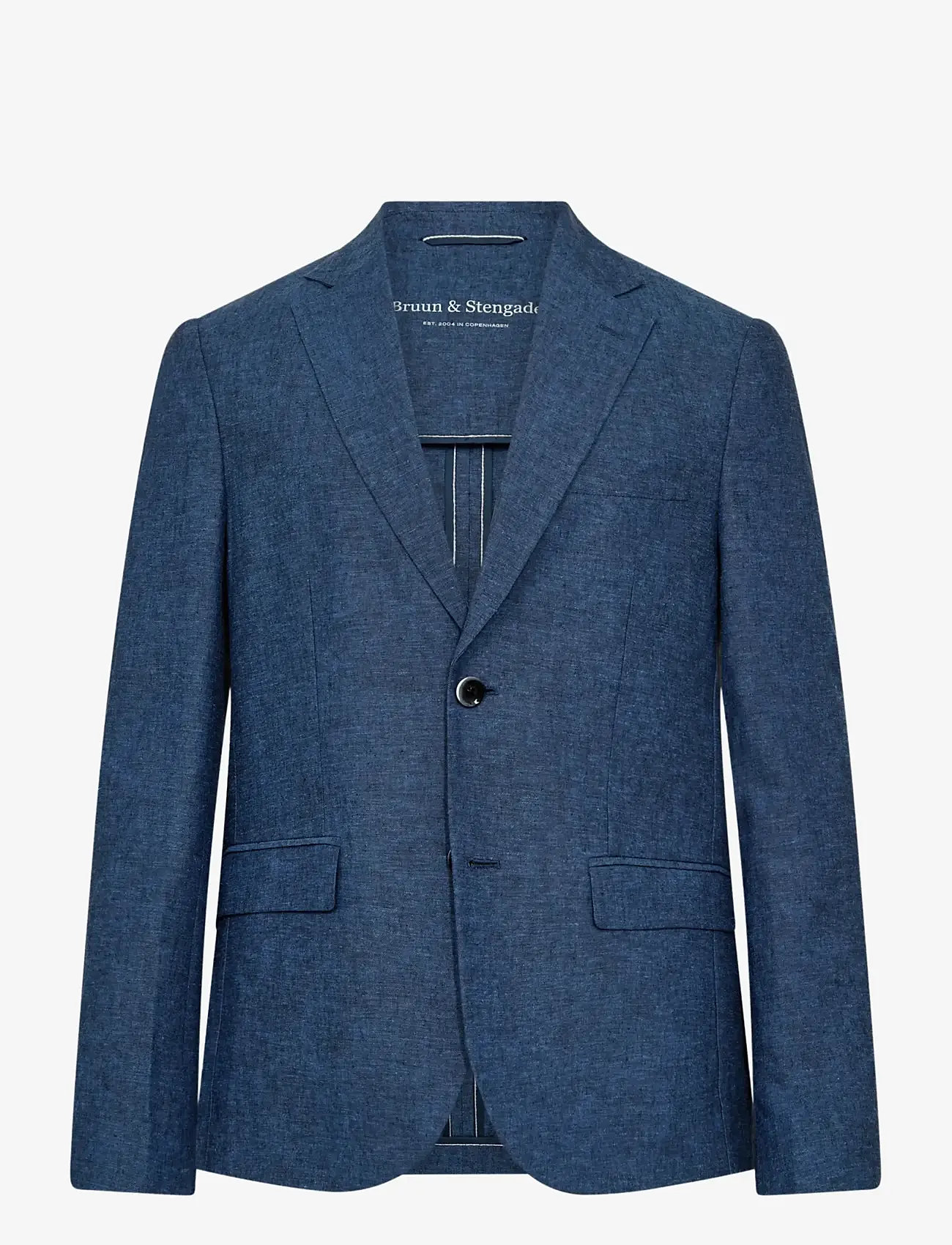 Bruun & Stengade - BS Sasso Classic Fit Blazer - einreiher - blue - 1