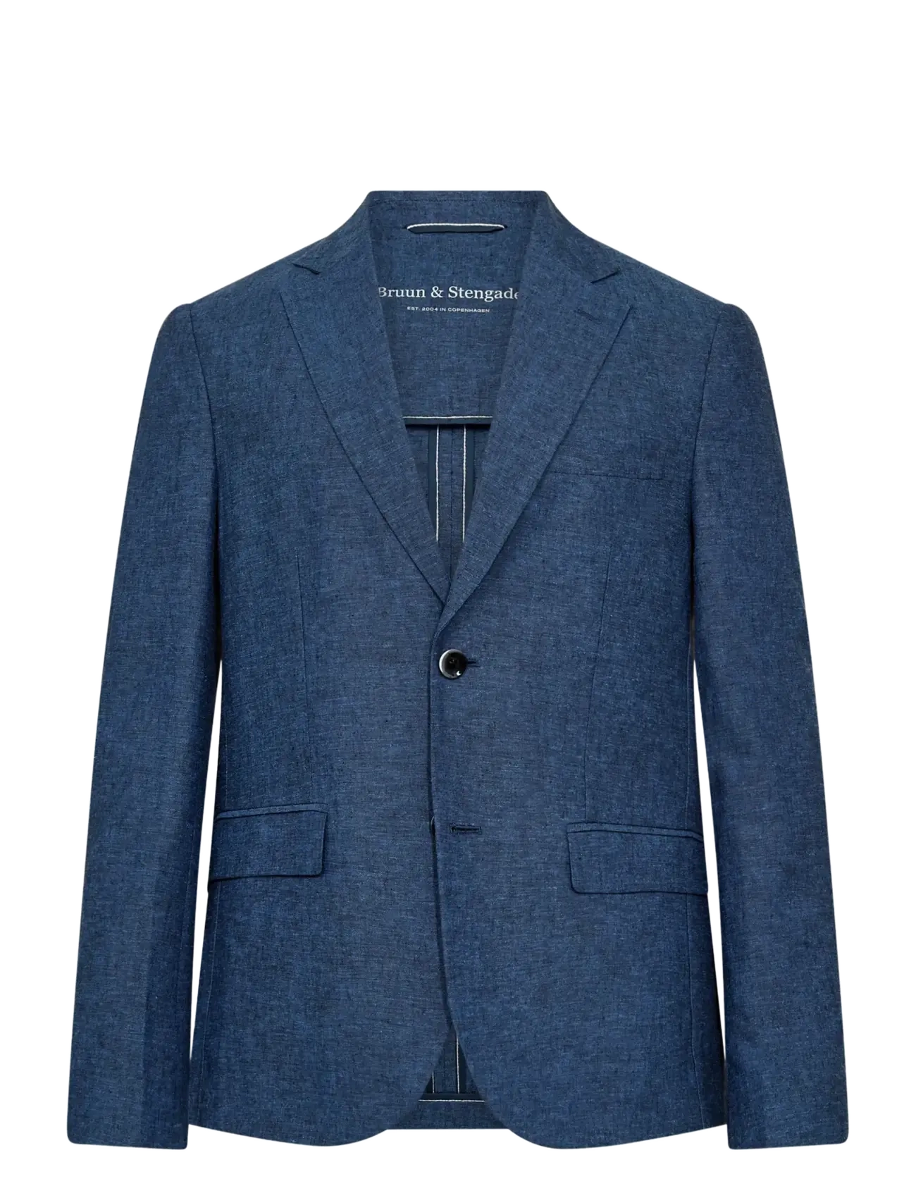 Bruun & Stengade BS Sasso Classic Fit Blazer - Enkelknäppta kavajer - BLUE / blue