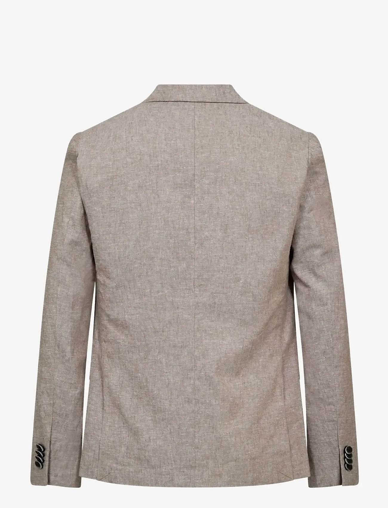 Bruun & Stengade - BS Sasso Classic Fit Blazer - Ühe rinnatisega pintsakud - brown - 2