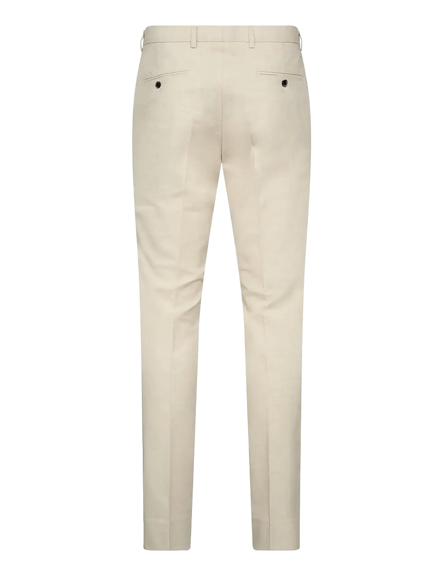 Bruun & Stengade - BS Sibillini Classic Fit Pants - hørbukser - beige - 1