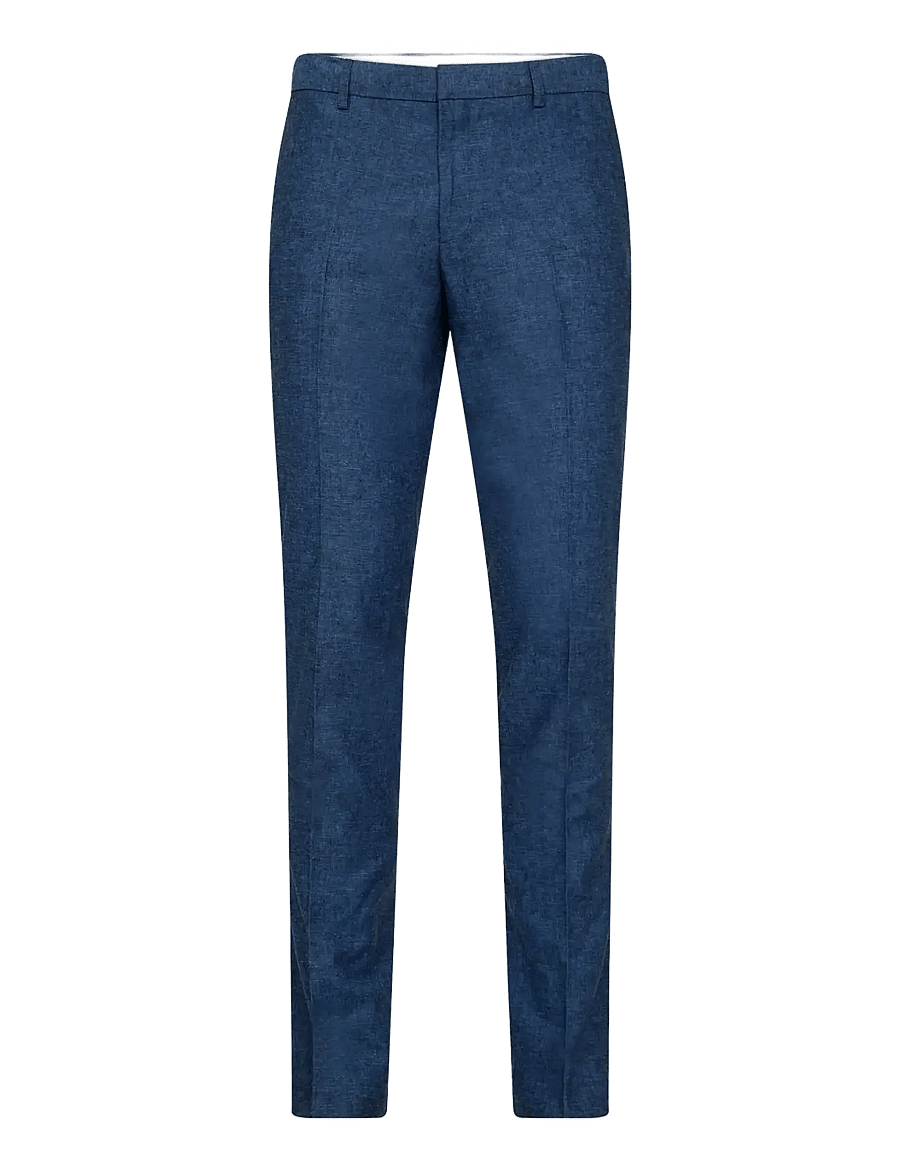 Bruun & Stengade - BS Sibillini Classic Fit Pants - leinenhosen - blue - 1