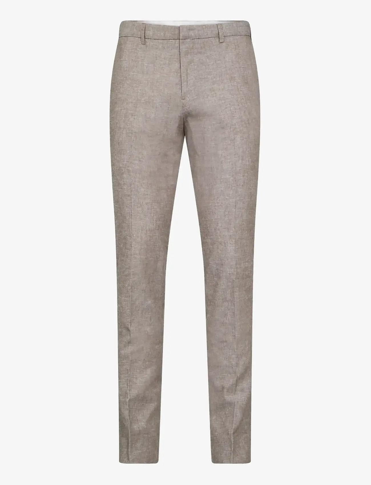 Bruun & Stengade - BS Sibillini Classic Fit Pants - lininės kelnės - brown - 1