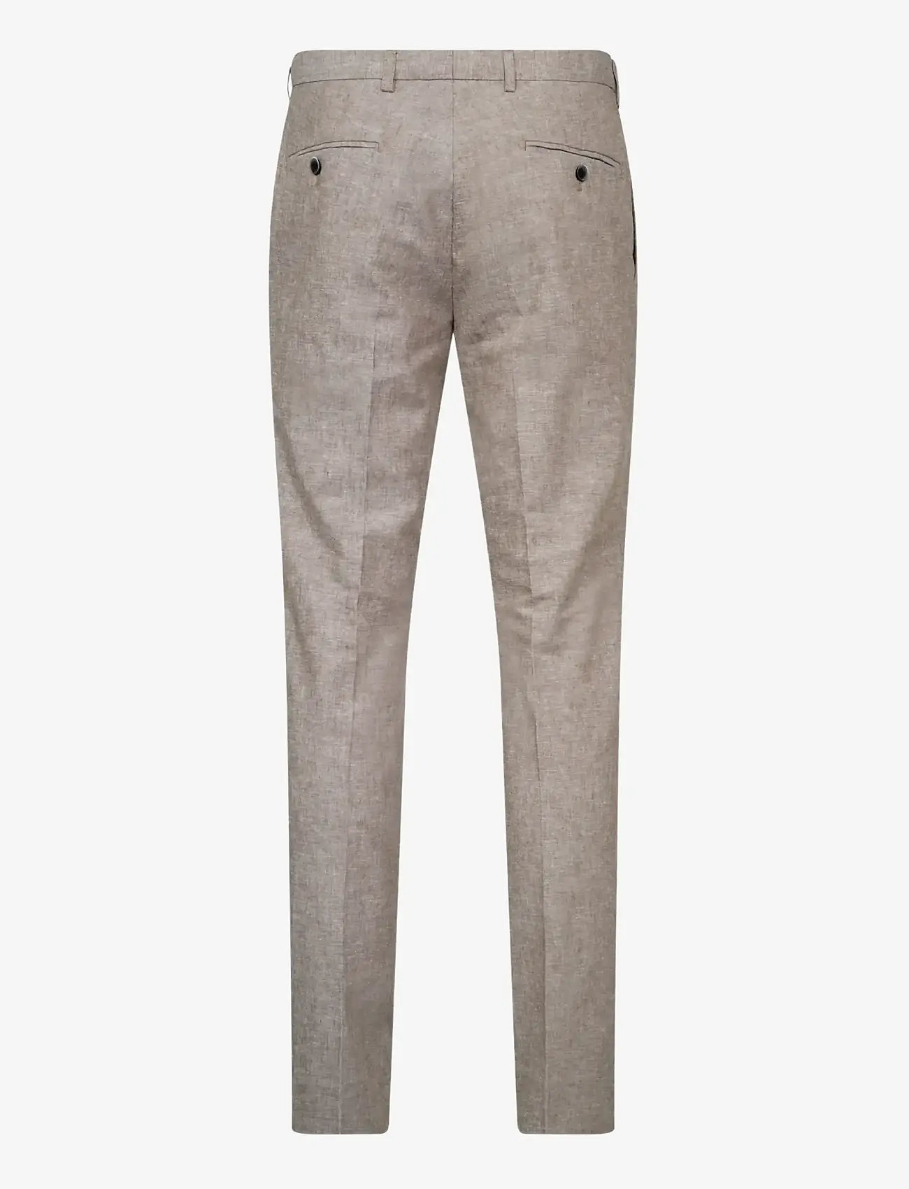 Bruun & Stengade - BS Sibillini Classic Fit Pants - lininės kelnės - brown - 2