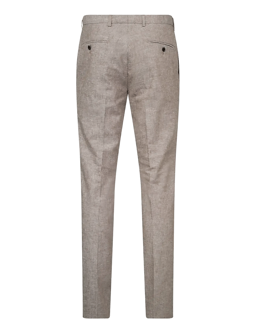 Bruun & Stengade - BS Sibillini Classic Fit Pants - hørbukser - brown - 2