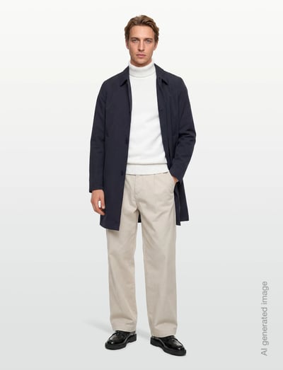 Bs Novello Regular Fit Coat - Lette Frakker