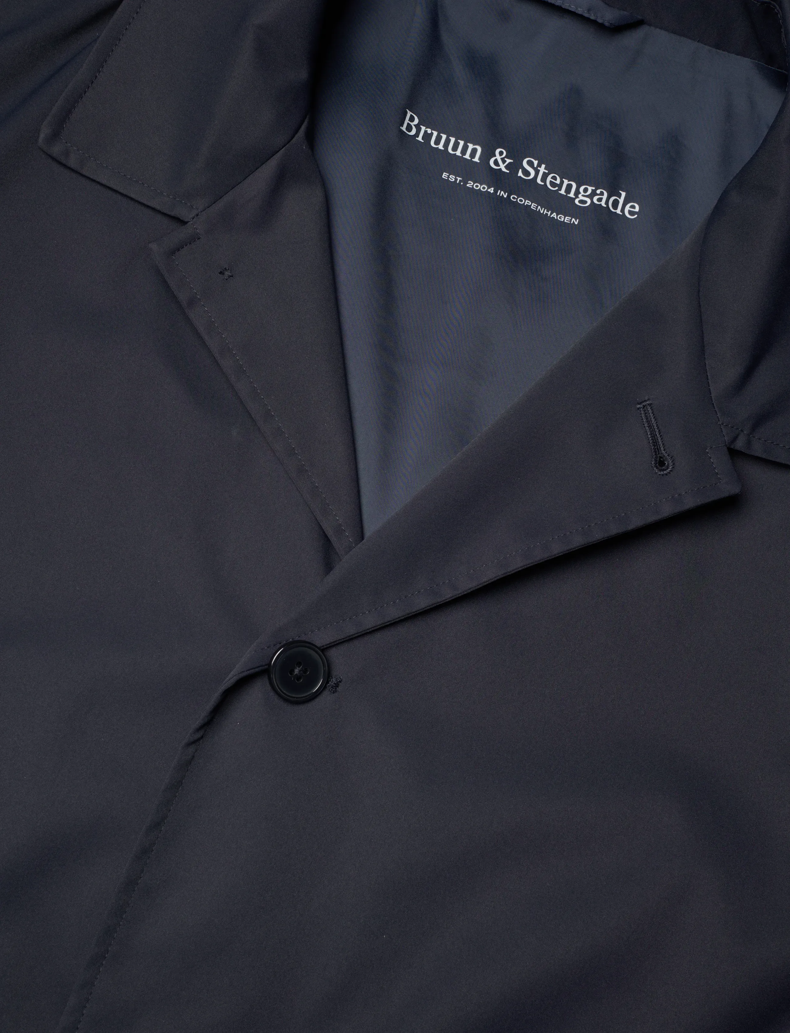 Bruun & Stengade - BS Novello Regular Fit Coat - leichte mäntel - navy - 5