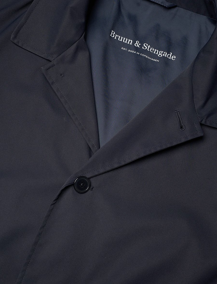 Bruun & Stengade - BS Novello Regular Fit Coat - light coats - navy - 5