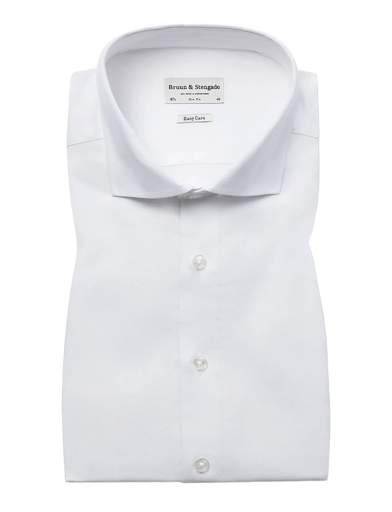 Bruun & Stengade - BS Buric Slim Fit Shirt - formelle hemden - white - 1