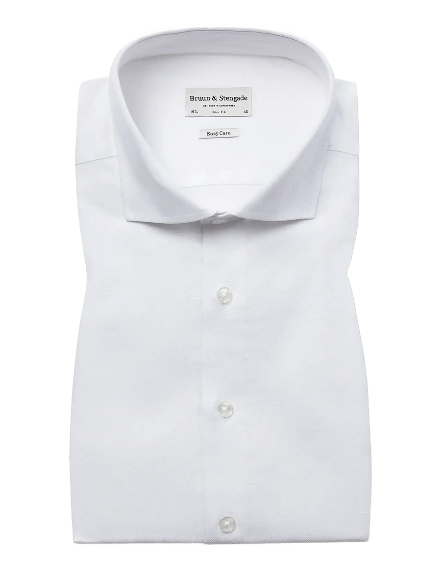 Bruun & Stengade - BS Buric Slim Fit Shirt - formelle hemden - white - 1