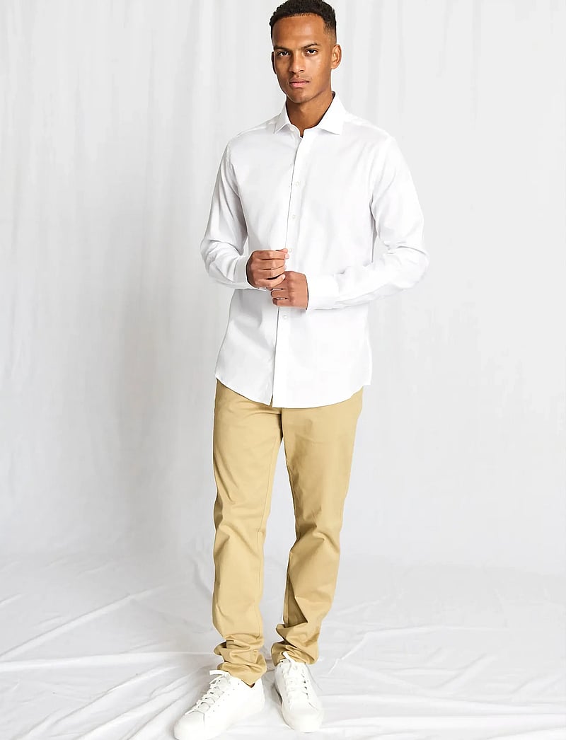 Bruun & Stengade - BS Buric Slim Fit Shirt - formelle hemden - white - 0