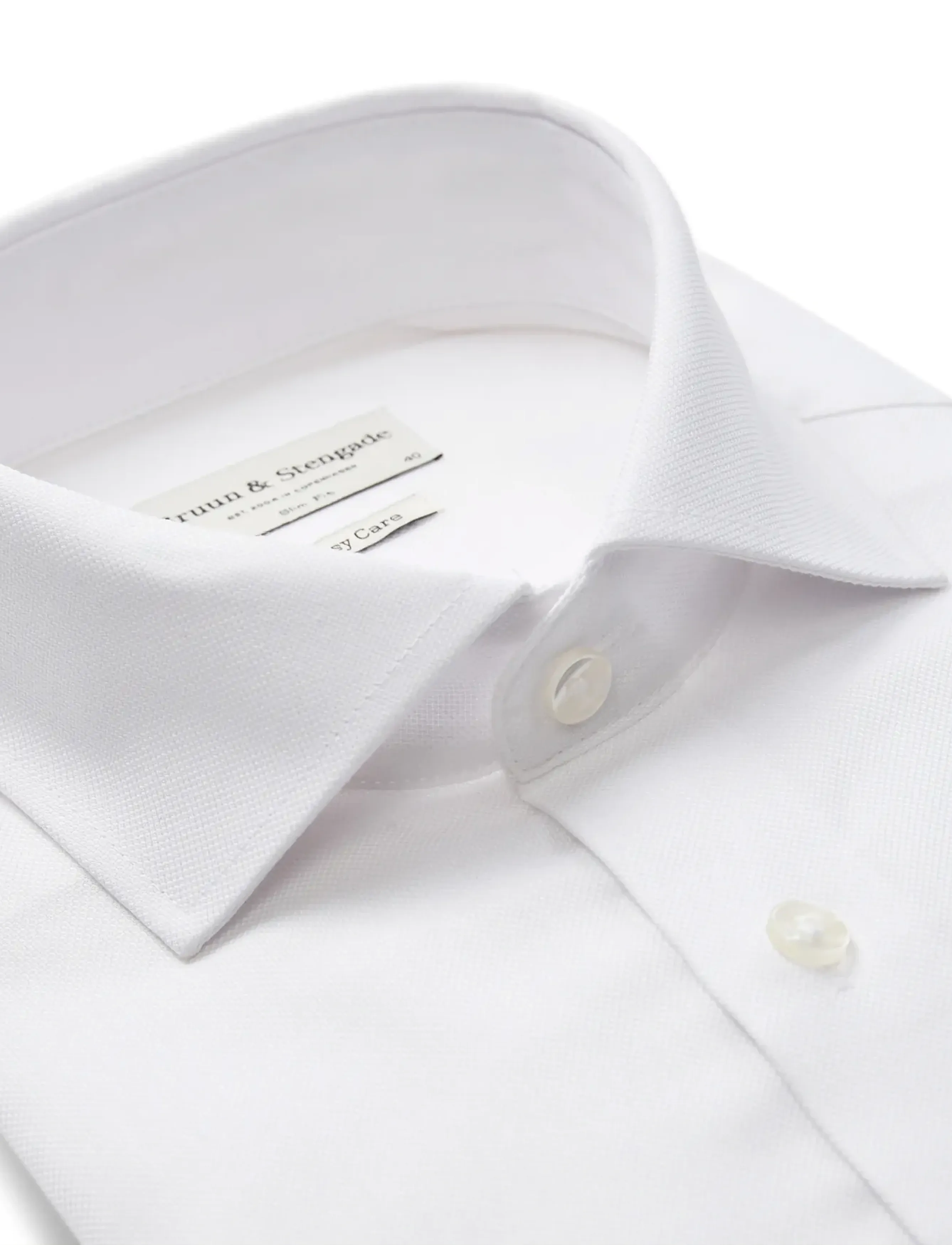 Bruun & Stengade - BS Buric Slim Fit Shirt - formelle hemden - white - 5
