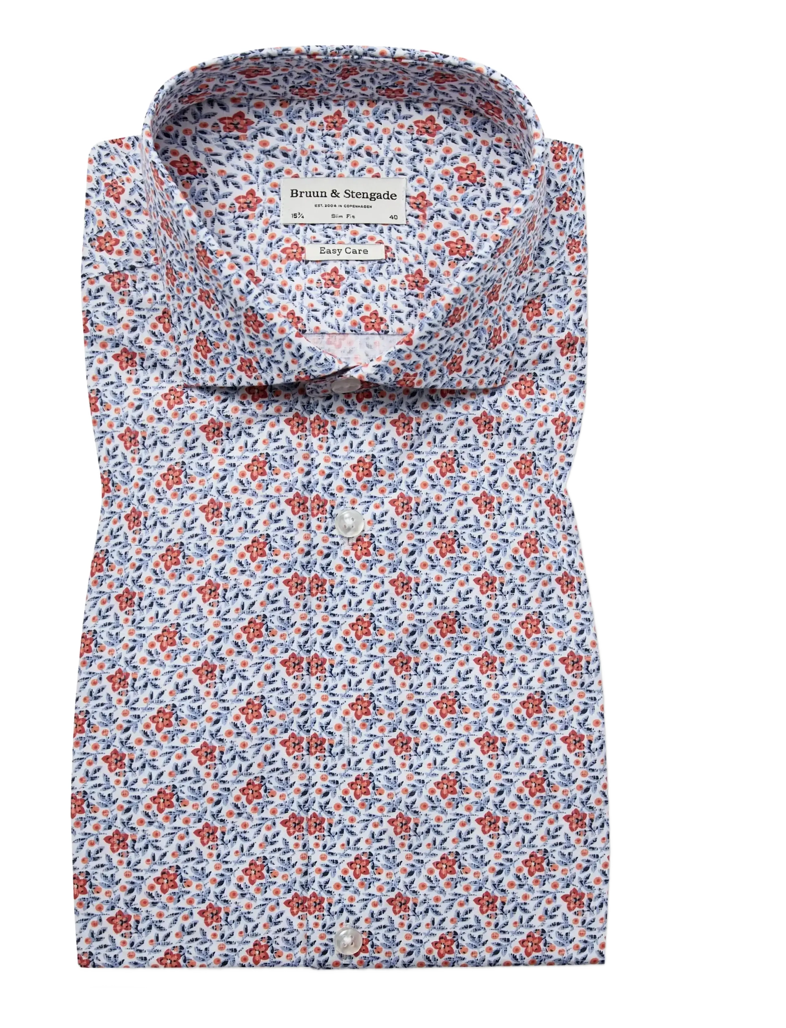 BS Moller Slim Fit Shirt - ORANGE