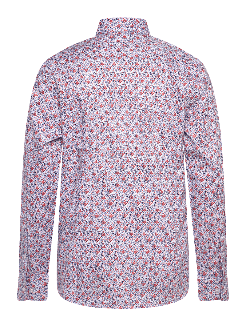 Bruun & Stengade - BS Moller Slim Fit Shirt - hemden mit muster - orange - 2