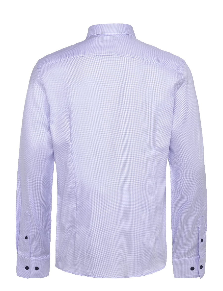Bruun & Stengade - BS Ugalde Slim Fit Shirt - kostymskjortor - light blue - 2