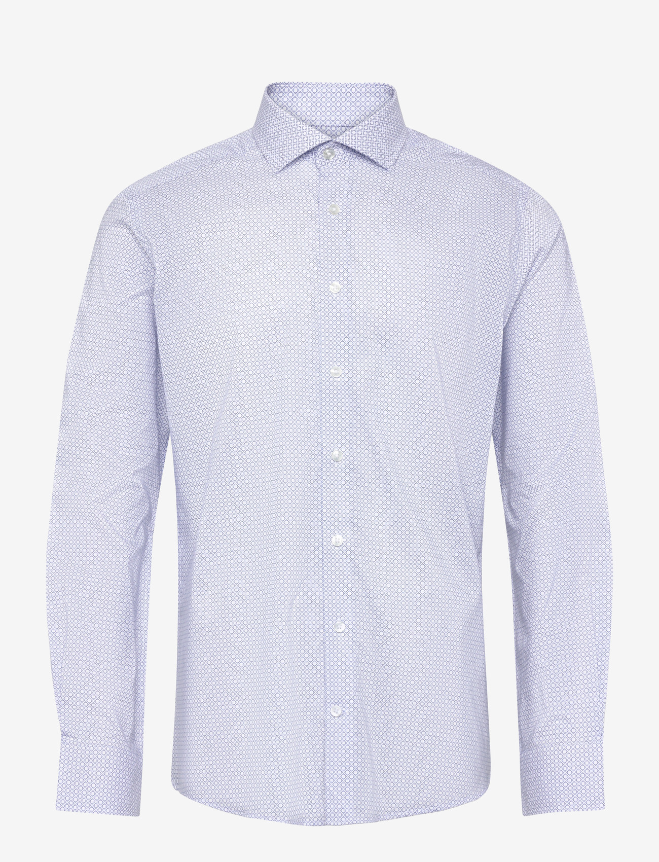 Bruun & Stengade - BS Marsenic Slim Fit Shirt - mustriga särgid - blue - 1
