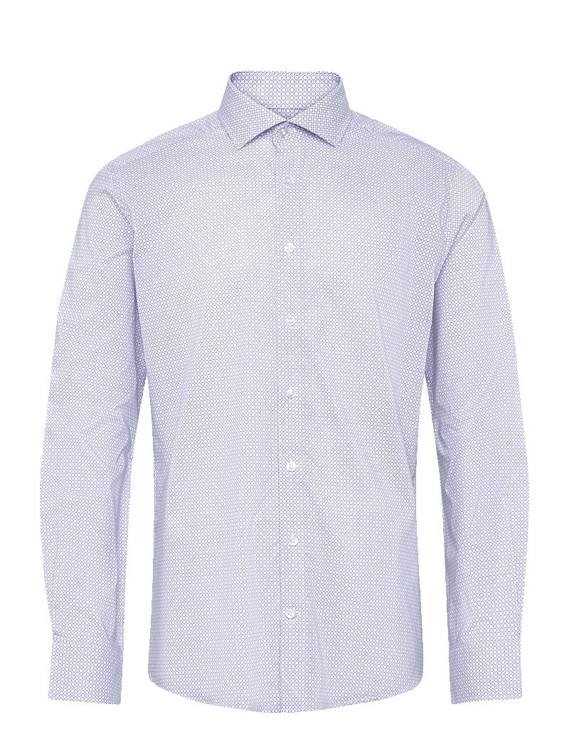 Bruun & Stengade - BS Marsenic Slim Fit Shirt - mustriga särgid - blue - 1