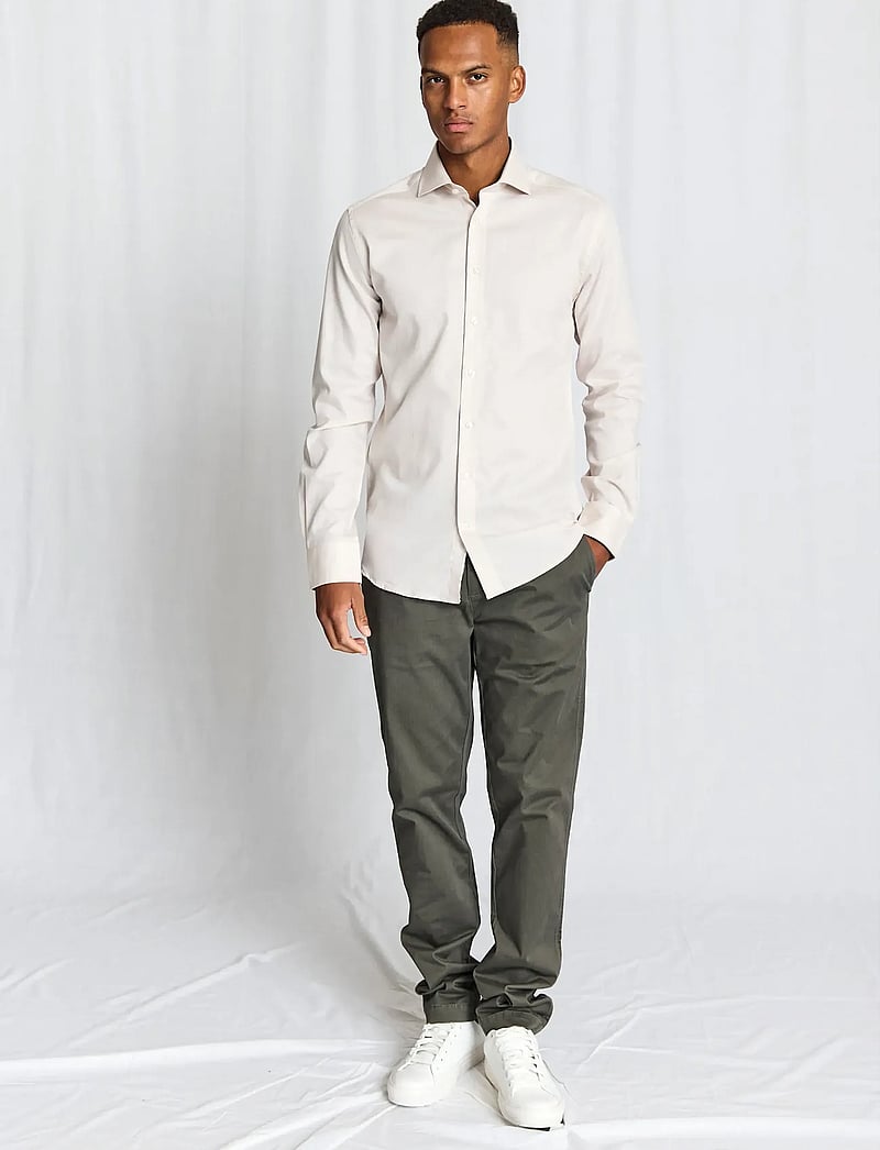 Bruun & Stengade - BS Cupara Slim Fit Shirt - formelle hemden - beige - 0