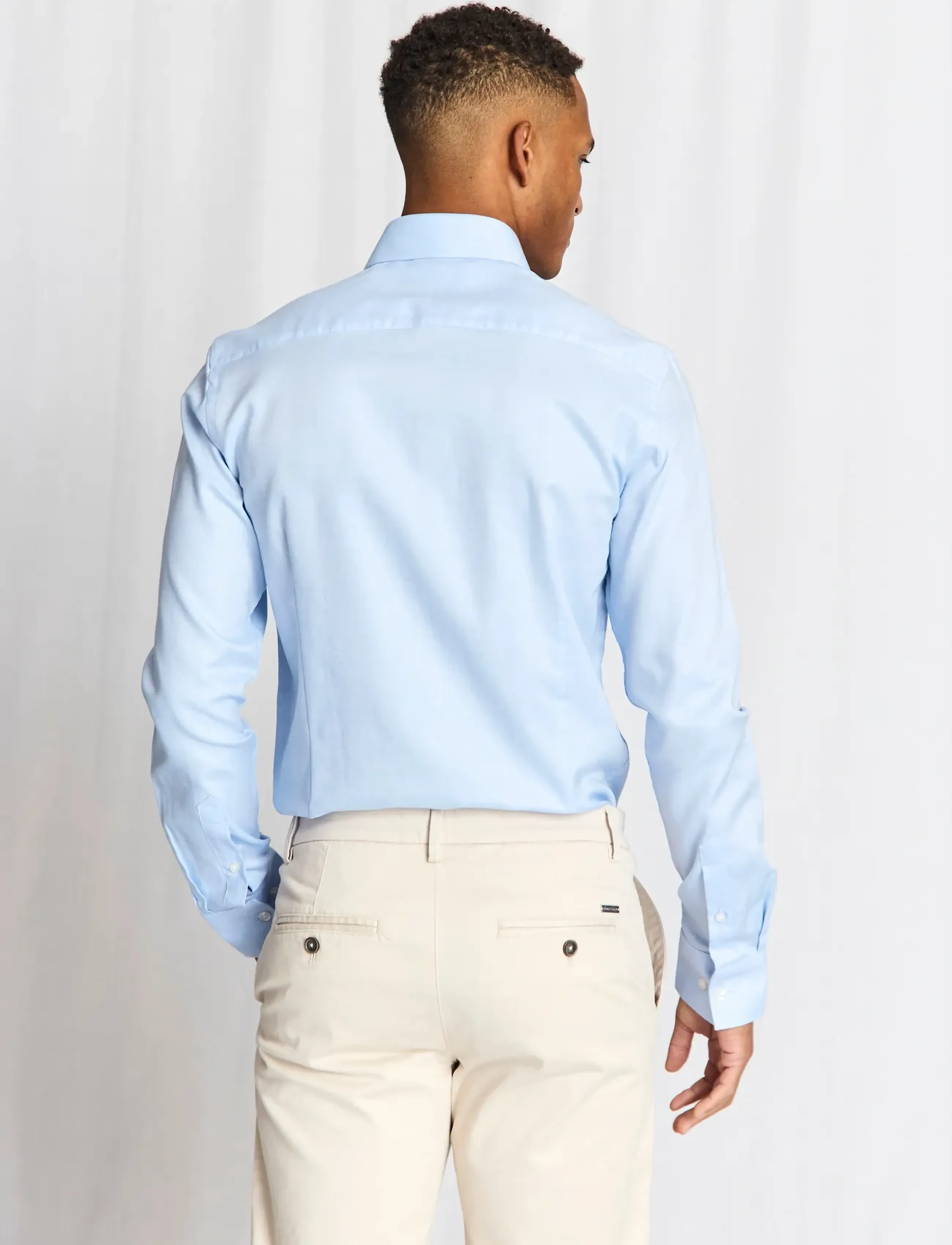 Bruun & Stengade - BS Borut Slim Fit Shirt - formelle hemden - light blue - 3