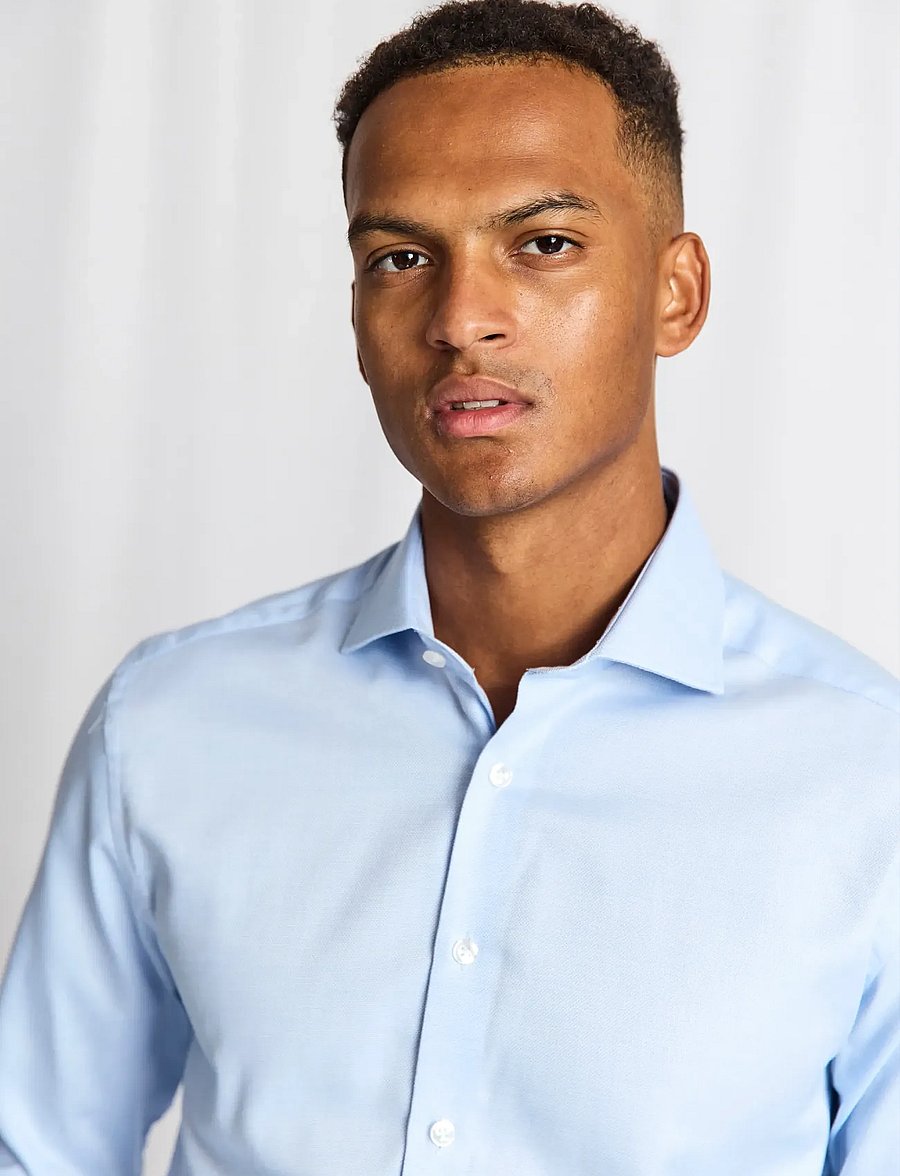 Bruun & Stengade - BS Borut Slim Fit Shirt - formal shirts - light blue - 4