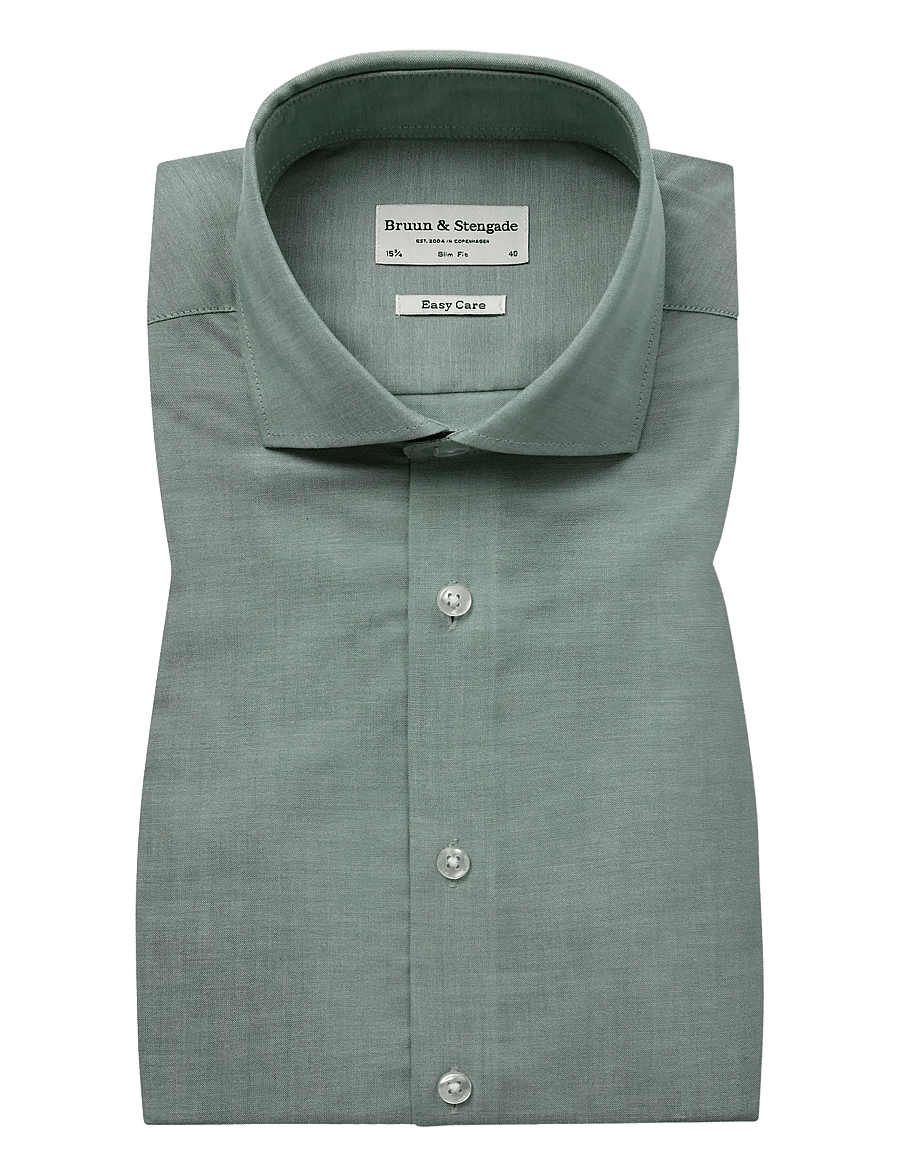 Bruun & Stengade - BS Jorge Slim Fit Shirt - formelle hemden - green - 1