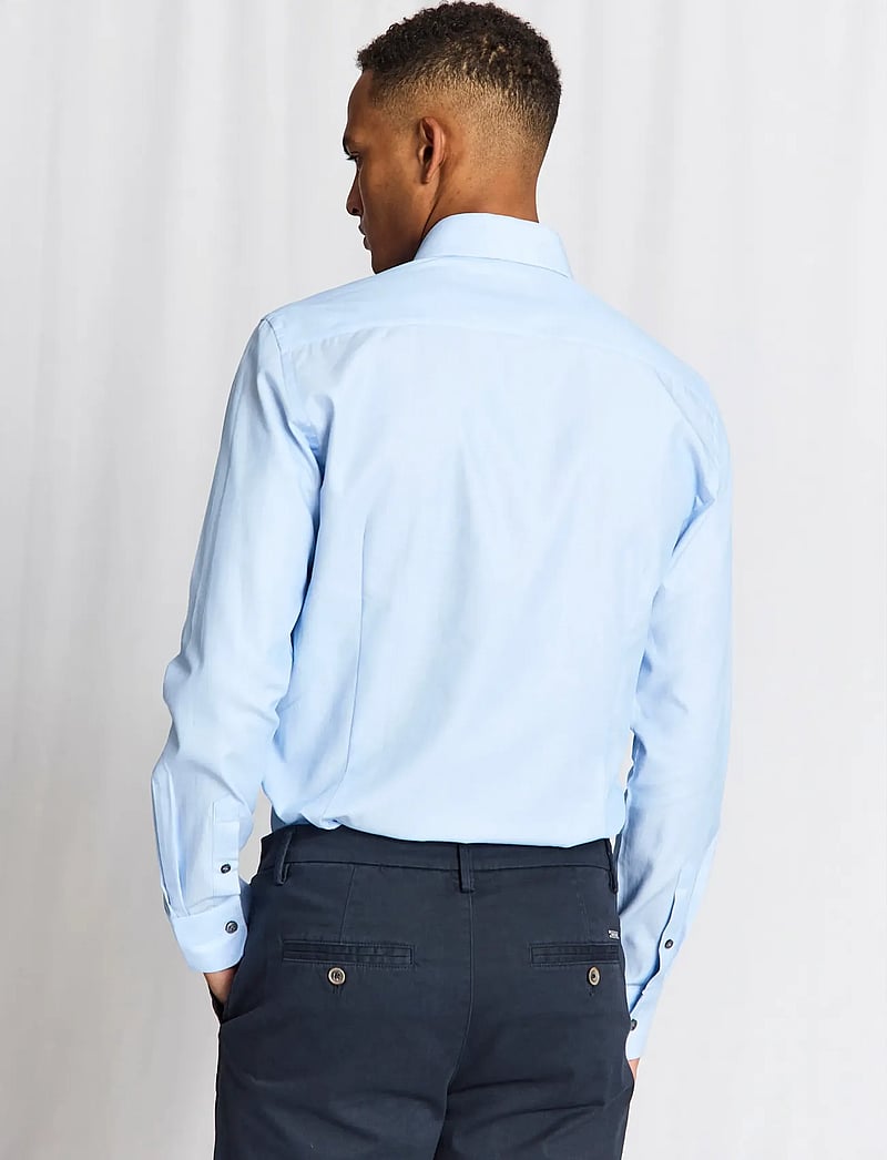 Bruun & Stengade - BS Sliskovic Slim Fit Shirt - pidulikud särgid - light blue - 4