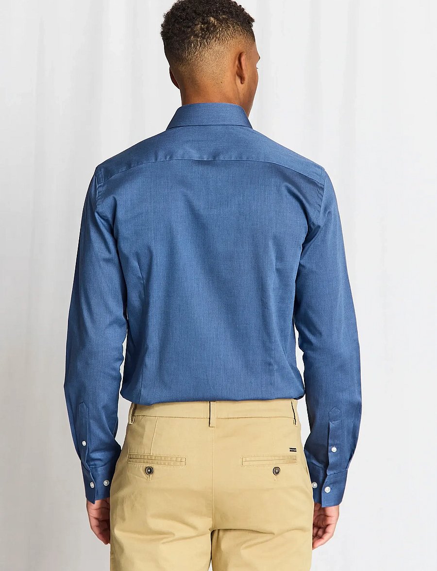 Bruun & Stengade - BS Morros Slim Fit Shirt - formelle hemden - dark blue - 3