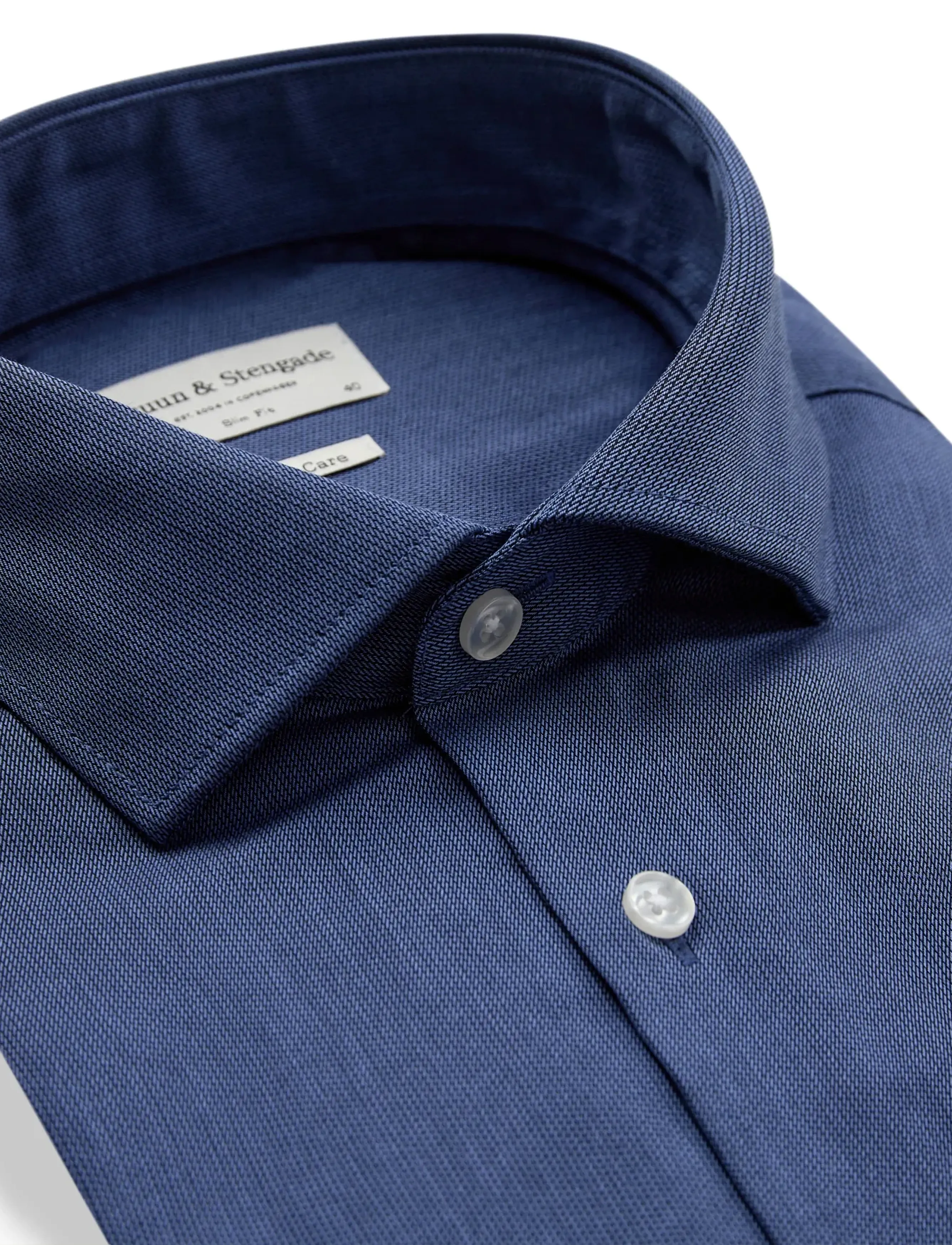 Bruun & Stengade - BS Morros Slim Fit Shirt - formelle hemden - dark blue - 5